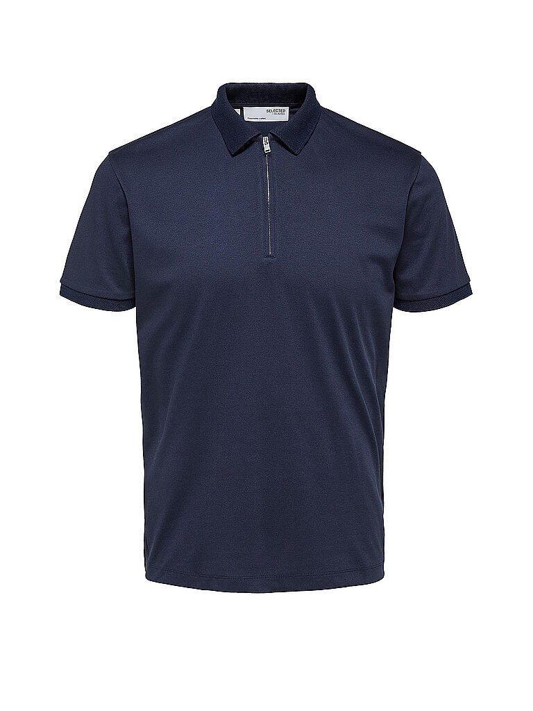 Regular Fit Poloshirt mit Reißverschlussleiste Modell FAVE