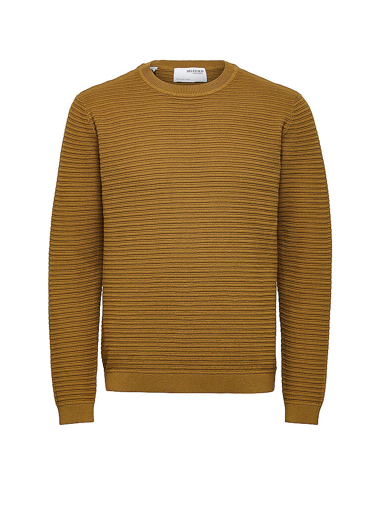 SELECTED Pullover SLHMASEI  gelb | L