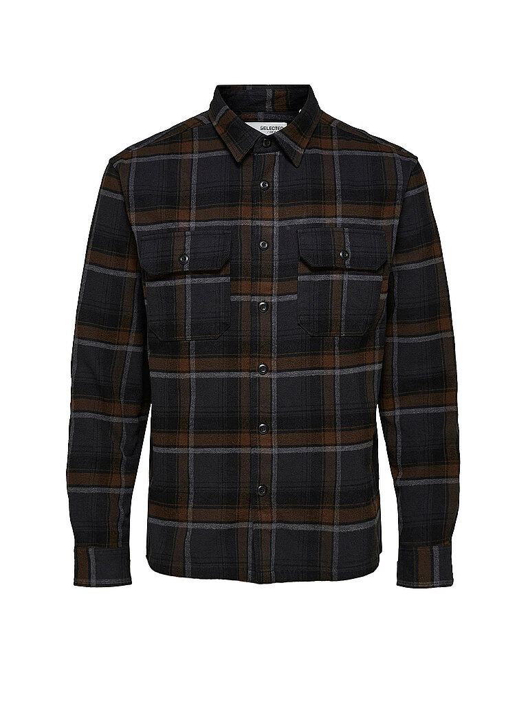 SELECTED Overshirt SLHLOOSEALFRED  braun | L