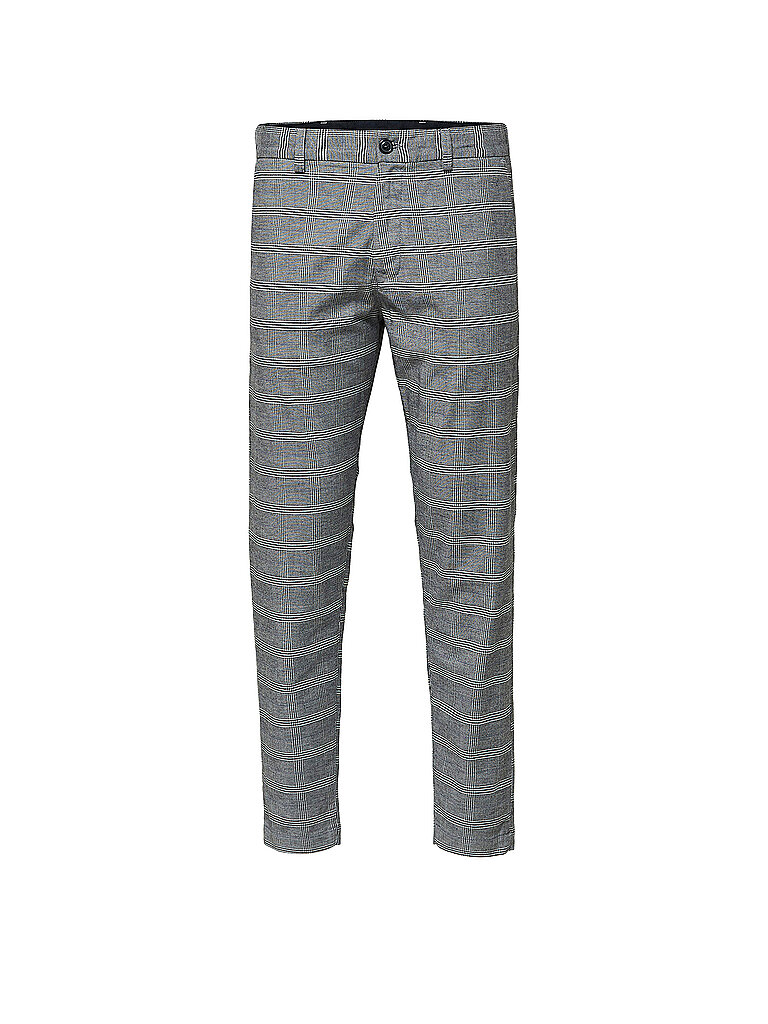 SELECTED Chino Slim Fit SLHSLIMTAPERED grau | W33/L32