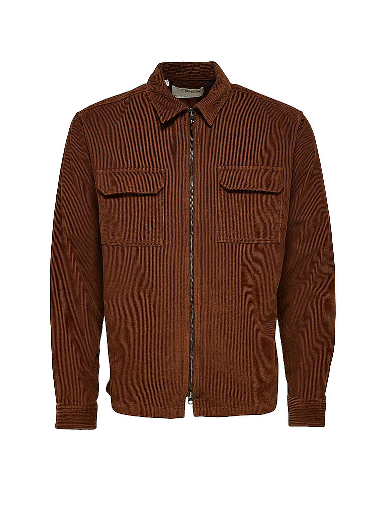 SELECTED Cordjacke SLHLOOSECARL  Camel | M