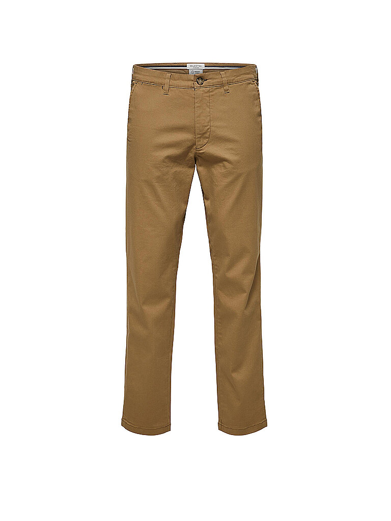SELECTED Chino SLHSLIM-MILES Camel | W36/L34