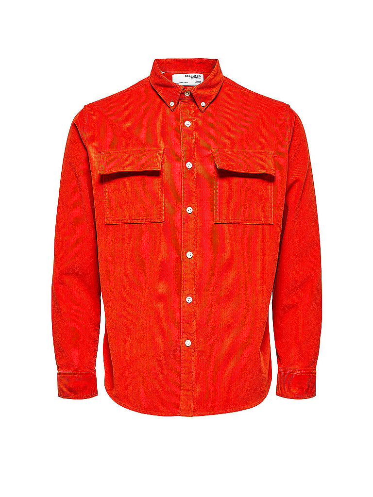 SELECTED Overshirt SLHREGASGAR rot | L