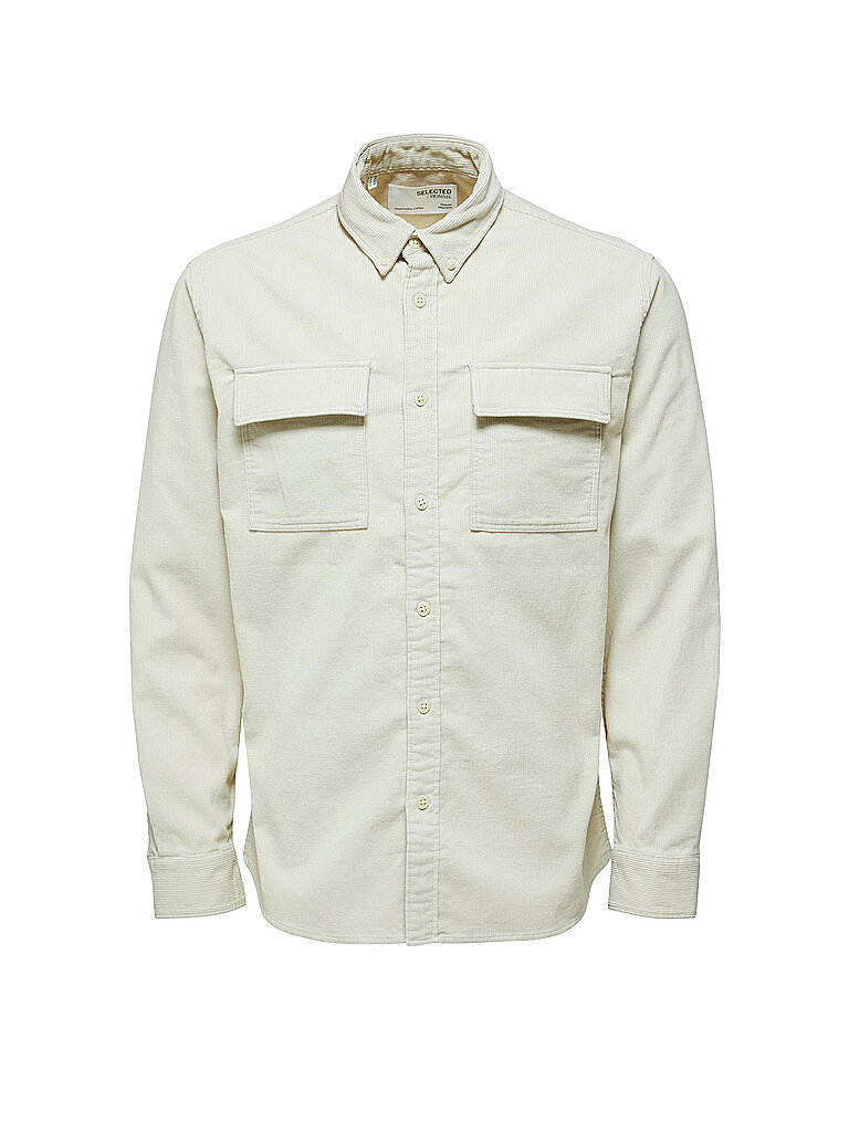 SELECTED Overshirt SLHREGASGAR beige | M