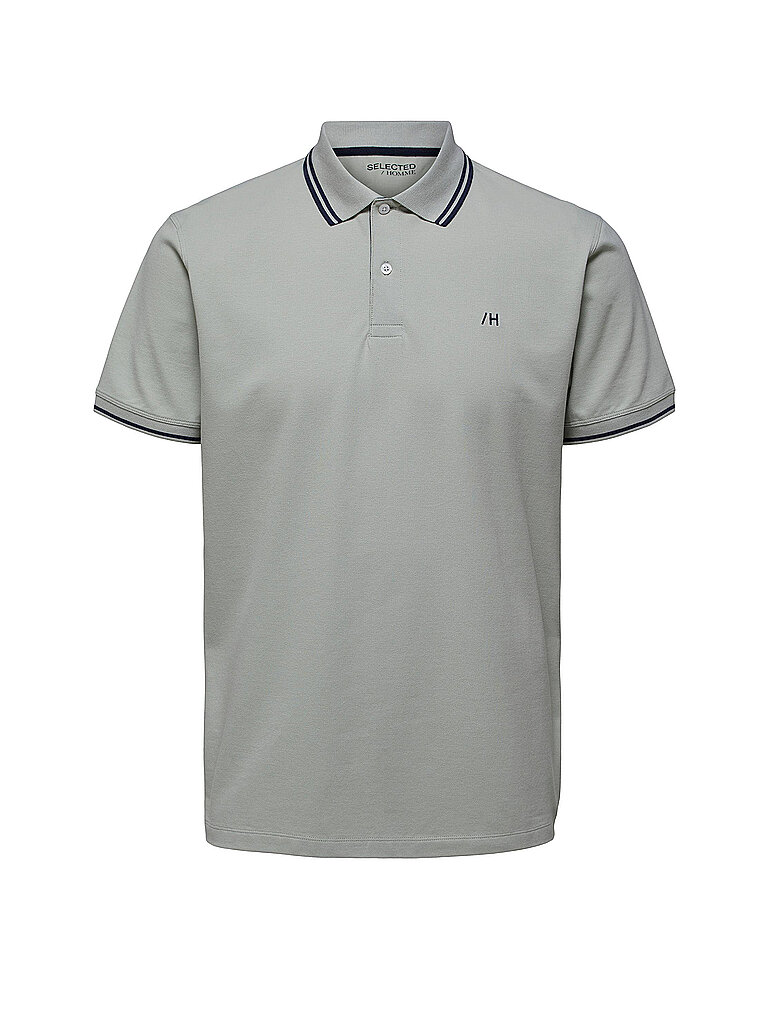 SELECTED Poloshirt SLHAZE  grün | L