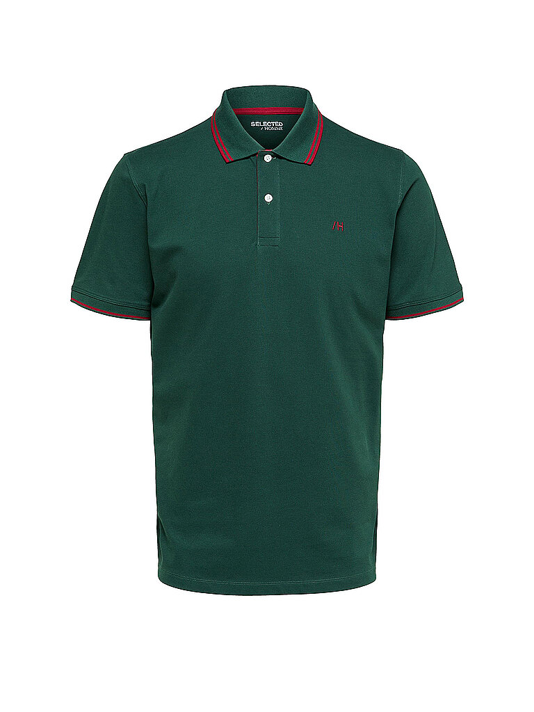 SELECTED Poloshirt SLHAZE  grün | M