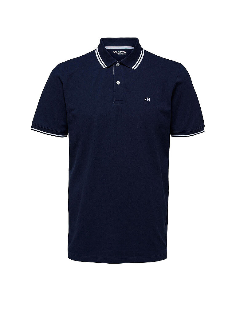 SELECTED Poloshirt SLHAZE  blau | L