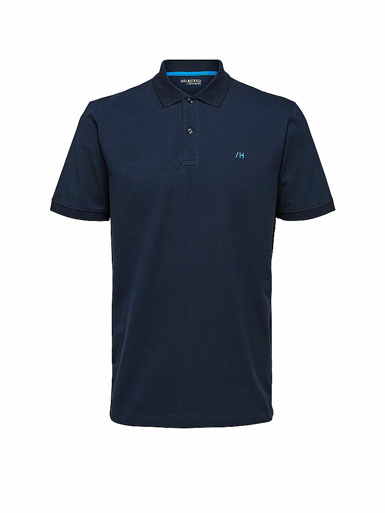 SELECTED Poloshirt SLHAZE  blau | M
