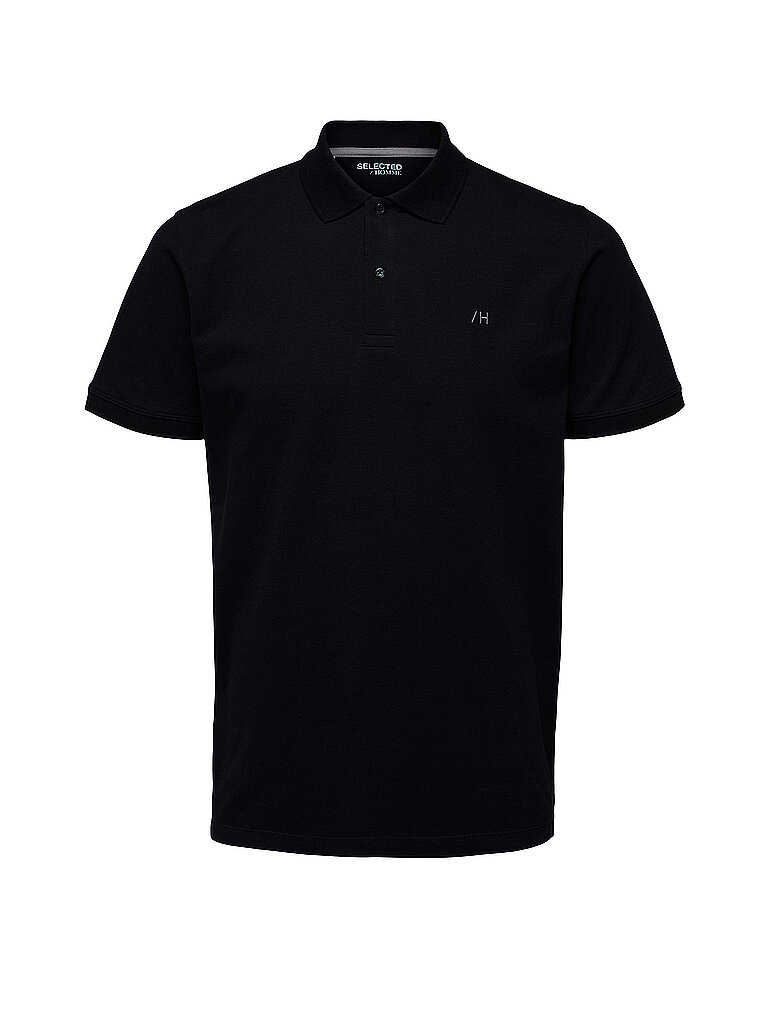 SELECTED Poloshirt SLHAZE  schwarz | L
