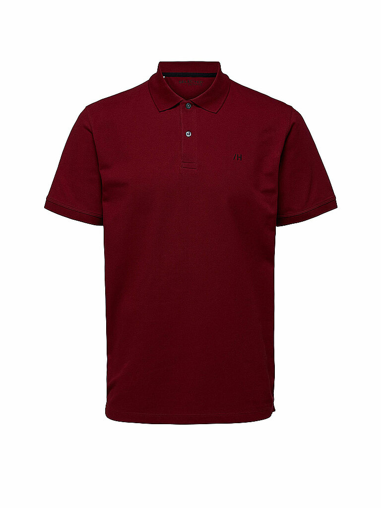 SELECTED Poloshirt SLHAZE  rot | L