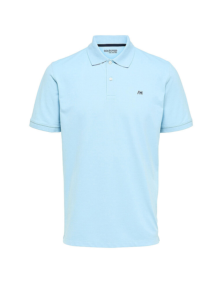 SELECTED Poloshirt SLHAZE  hellblau | XL