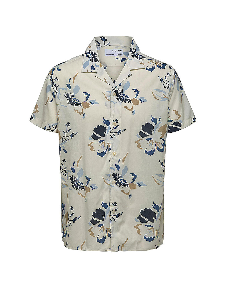 SELECTED Hemd Slim Fit SLHREGVIGGO beige | L