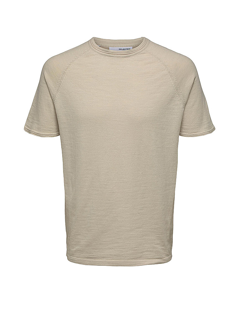 SELECTED T- Shirt SLHSUNNY  beige | L