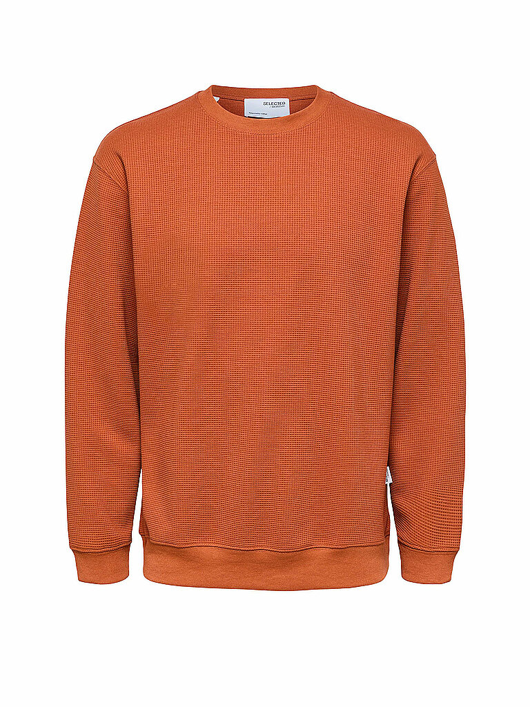 SELECTED Sweater SLHRELAXMORELL orange | L