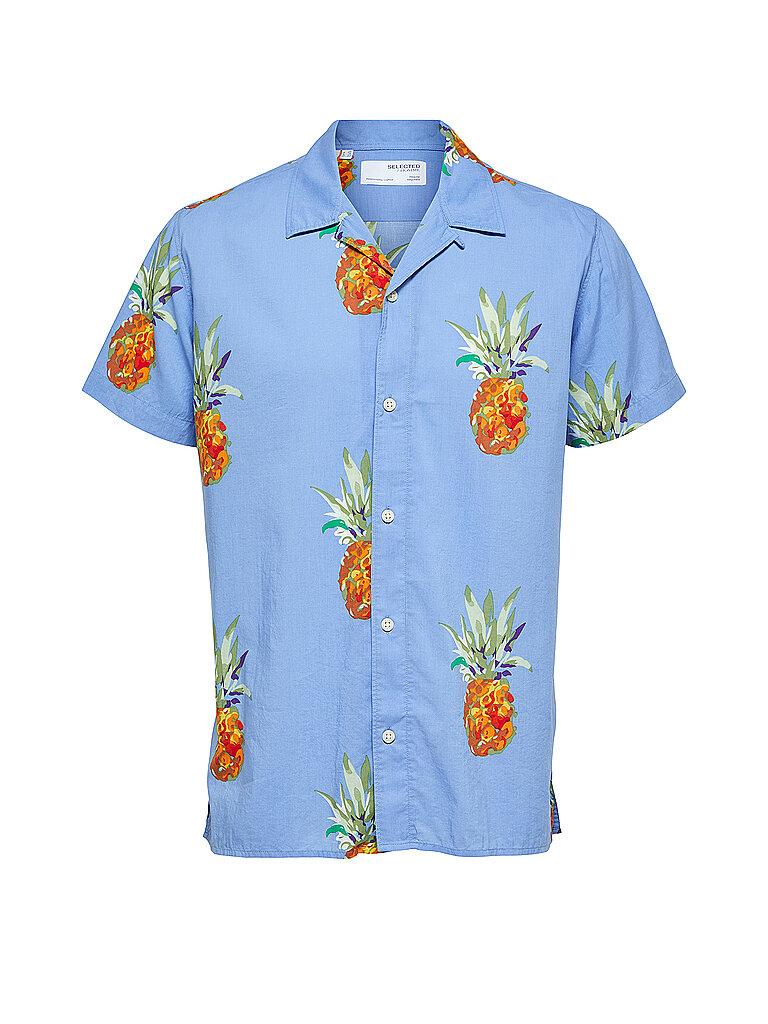 SELECTED Hemd Slim Fit SLHREGDAYTON blau | L