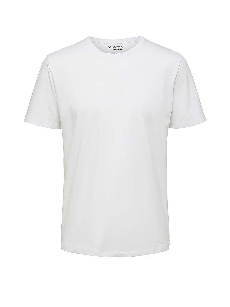 SELECTED T-Shirt SLHASPEN  weiss | L