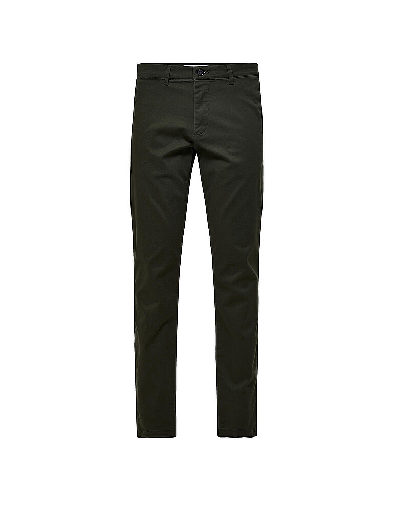 Slim Fit Chino in unifarbenem Design Modell NEW Miles