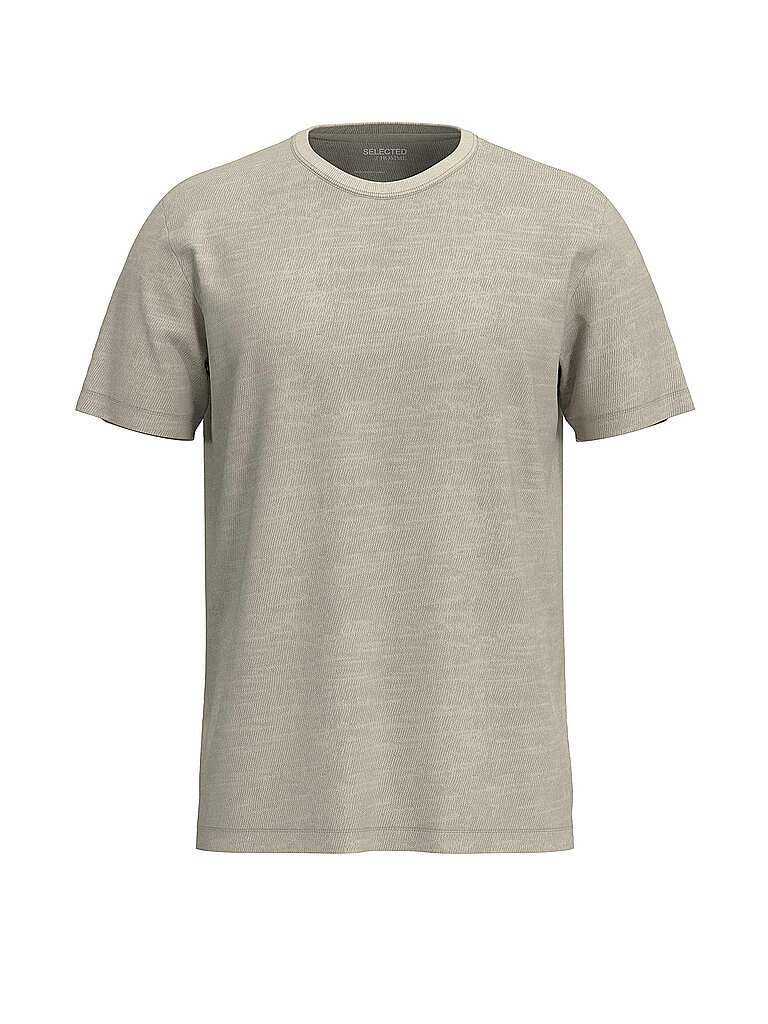 SELECTED T-Shirt SLHASPEN beige | L