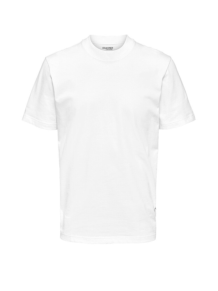 T-Shirt mit geripptem Rundhalsausschnitt Modell RELAXCOLMAN