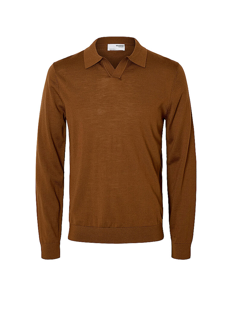 Regular Fit Poloshirt aus reiner Wolle Modell TRAY