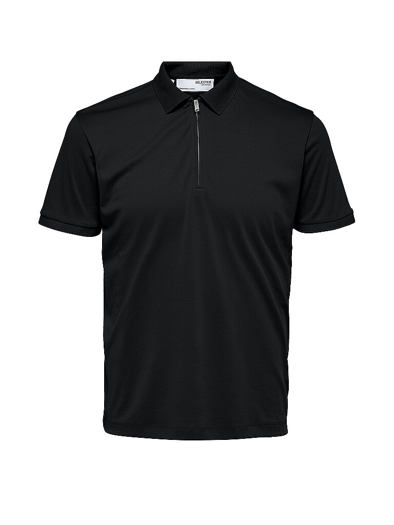 Regular Fit Poloshirt mit Reißverschlussleiste Modell FAVE