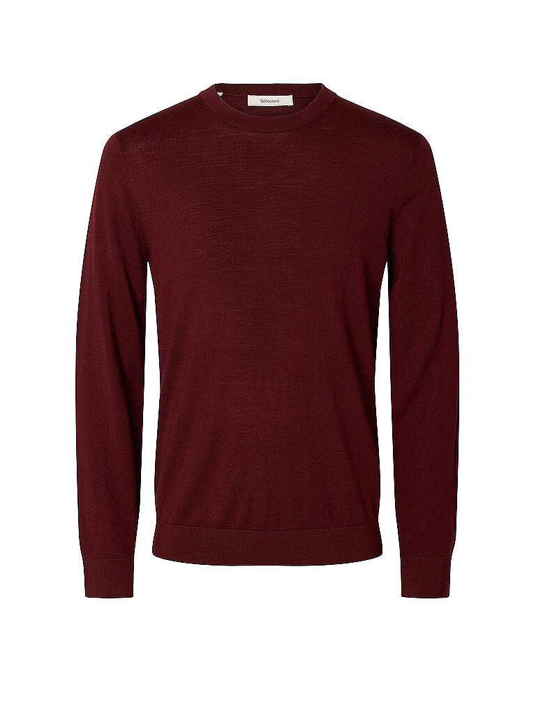 Pullover fur Manner Selected Schale ls knit reg merino