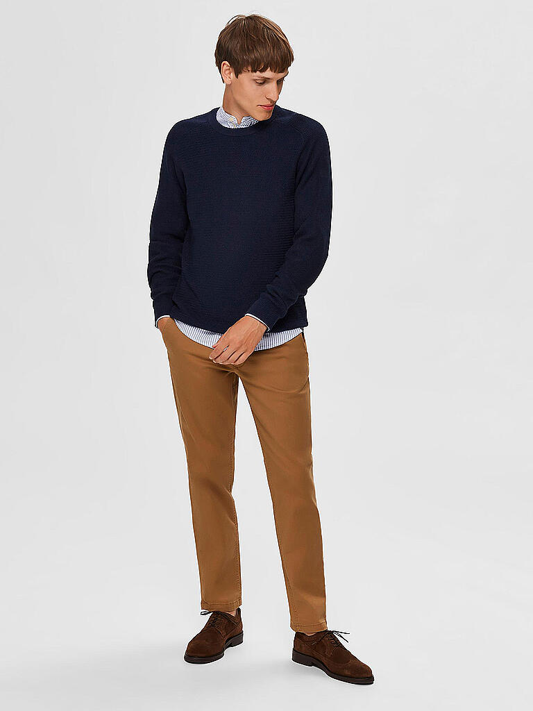 SELECTED | Chino Slim Fit " SLHSLIM MILES " | Camel