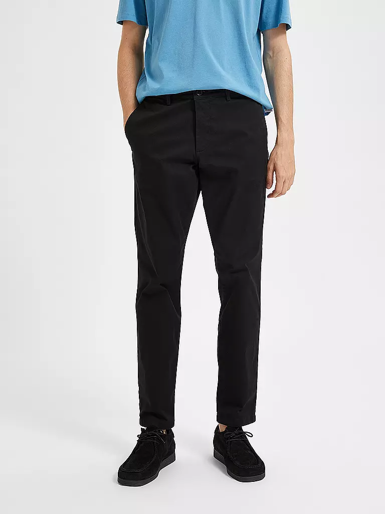 SELECTED | Chino Slim Fit SLHSLIM | schwarz