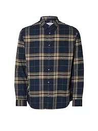 SELECTED | Flanellhemd Slim Fit SLHSLIMOWEN | dunkelblau