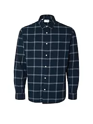 SELECTED | Flanellhemd Slim Fit SLHSLIMOWEN | grau