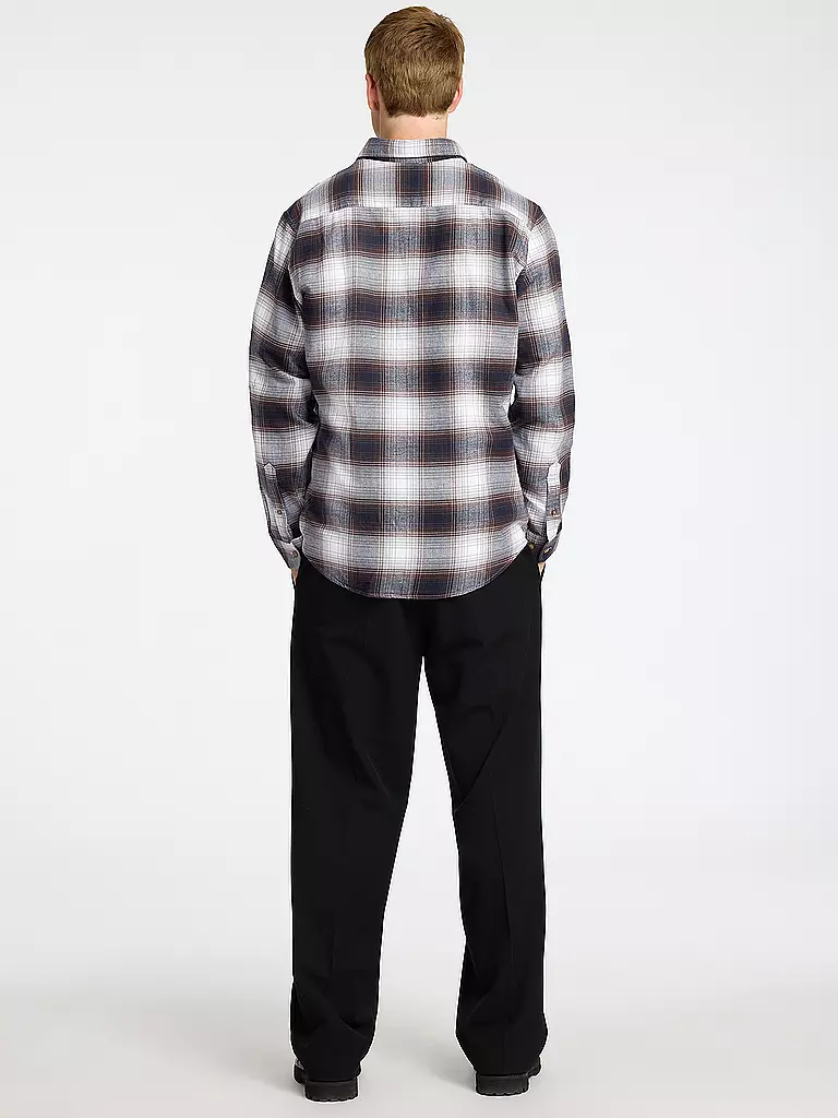 SELECTED | Flanellhemd Slim Fit SLHSLIMOWEN | dunkelblau