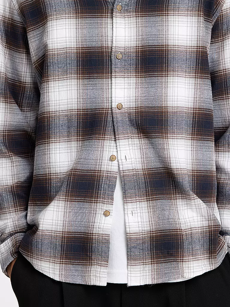 SELECTED | Flanellhemd Slim Fit SLHSLIMOWEN | dunkelblau
