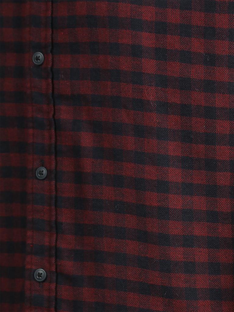 SELECTED | Flanellhemd Slim-Fit SLHSEAMUS | rot
