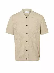 SELECTED | Hemd Regular Fit SLHARCO  | beige