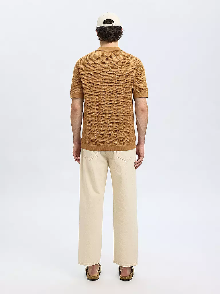 SELECTED | Hemd Regular Fit SLHARCO | beige