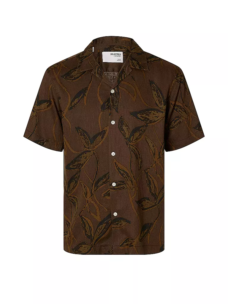 SELECTED | Hemd Regular Fit SLHREGNOA | braun
