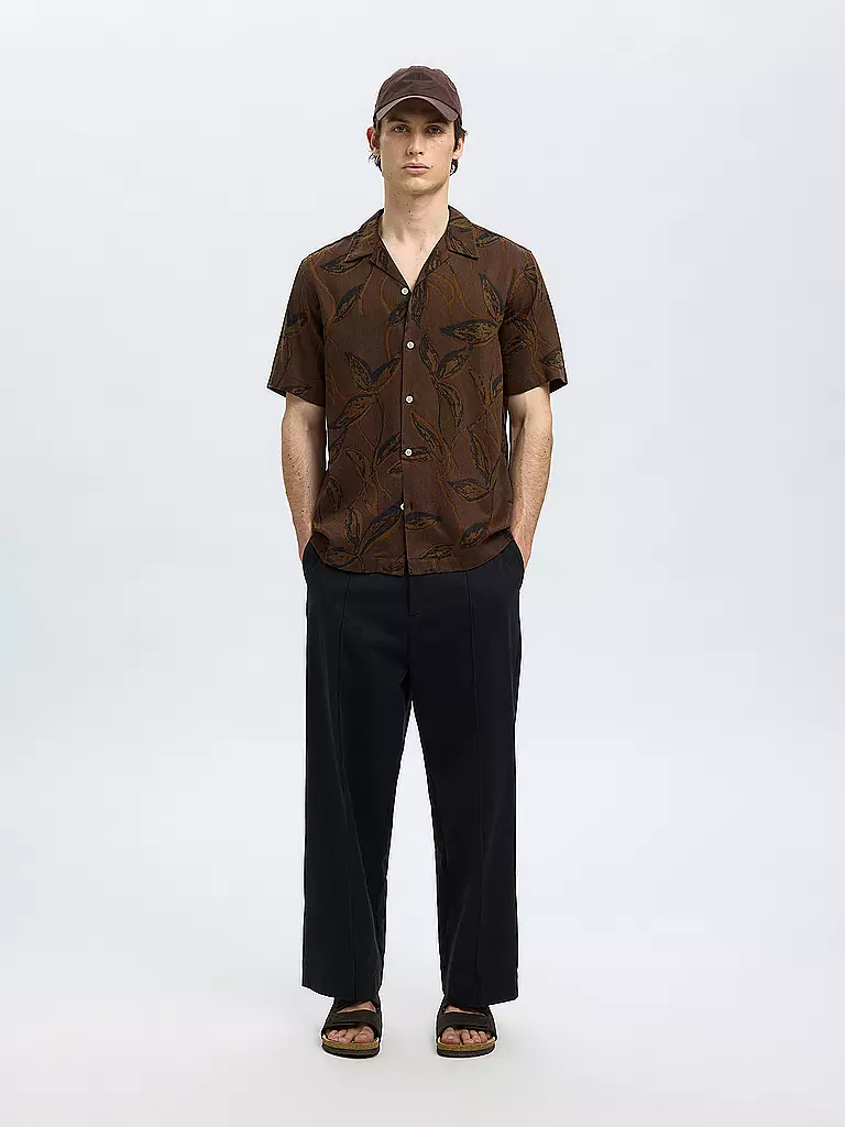 SELECTED | Hemd Regular Fit SLHREGNOA | braun