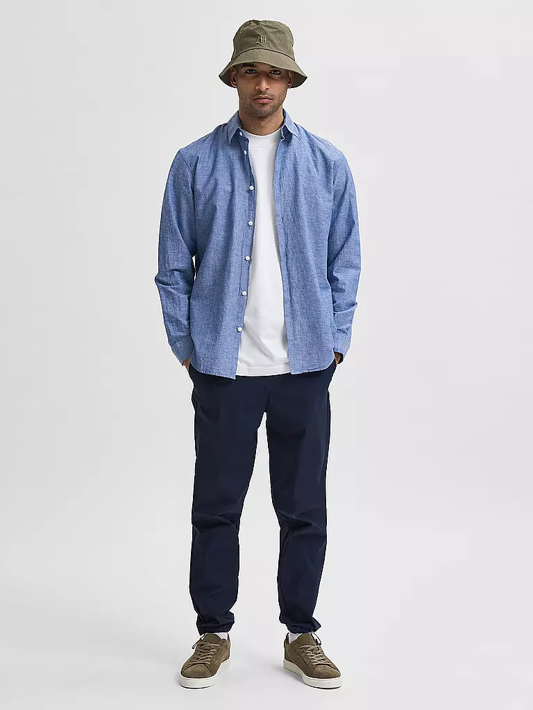 SELECTED | Hemd Regular Fit SLHSLIMNEW | blau