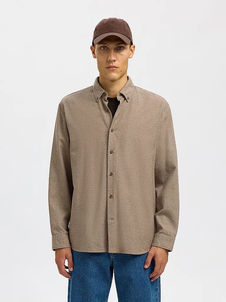 SELECTED | Hemd SLHREGNOAH | Beige