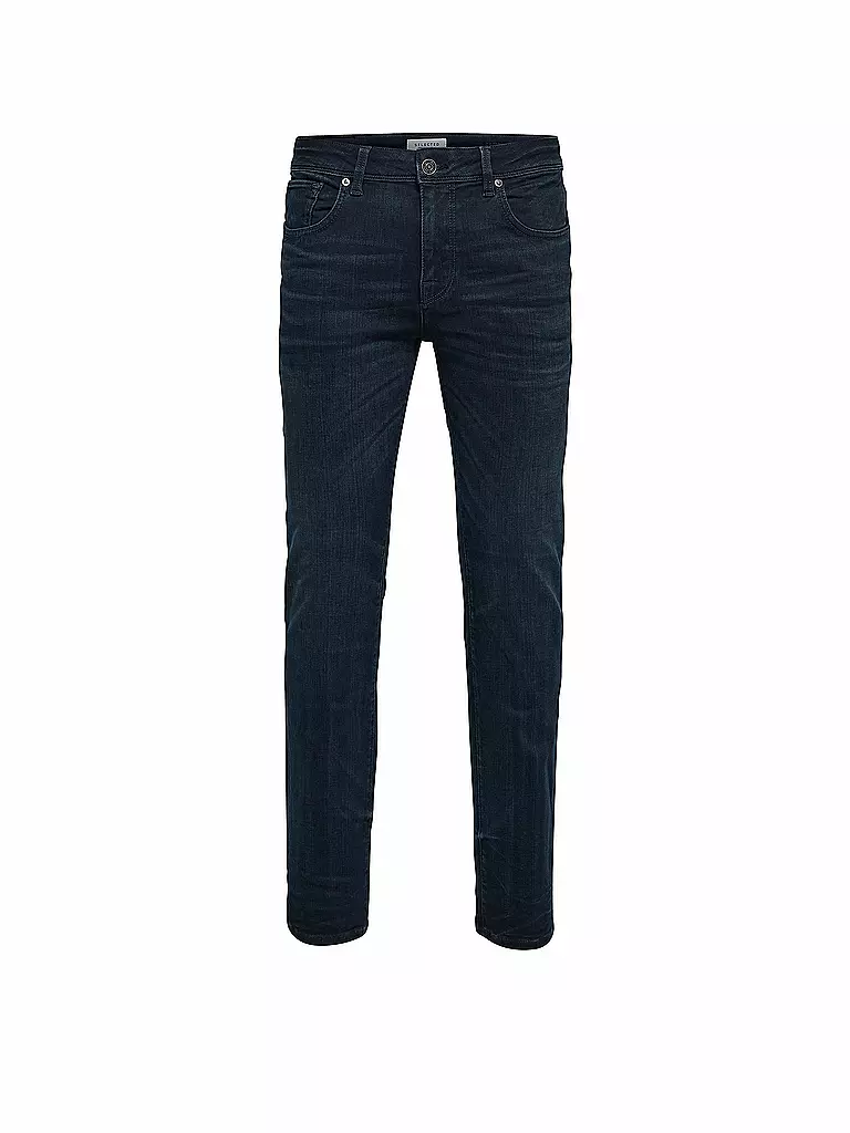 SELECTED | Jeans Slim Fit SLHLEON | dunkelblau