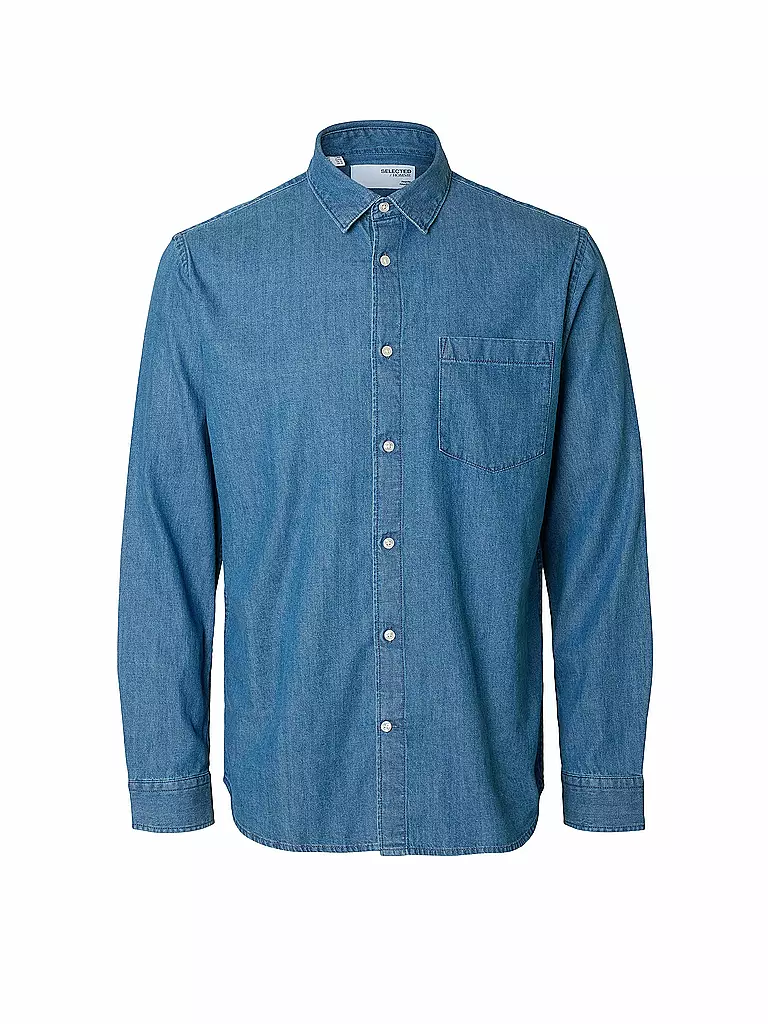 SELECTED | Jeanshemd SLHREGCARLO  | blau