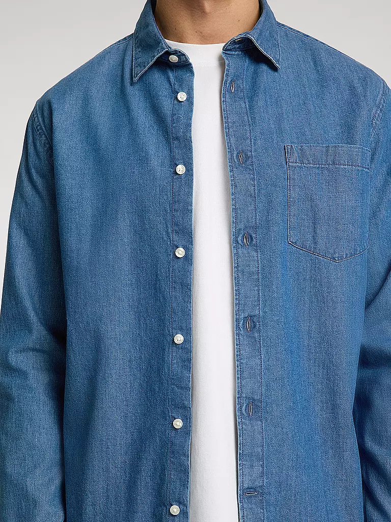 SELECTED | Jeanshemd SLHREGCARLO  | blau