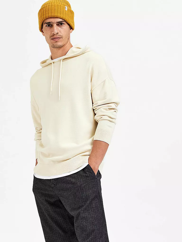 SELECTED | Kapuzensweater - Hoodie SLH TELLER | creme