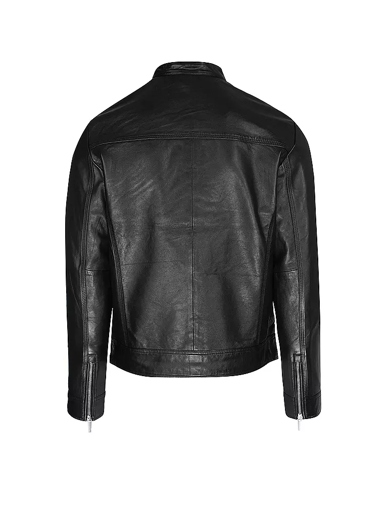 SELECTED | Lederjacke SLHARCHIVE | schwarz