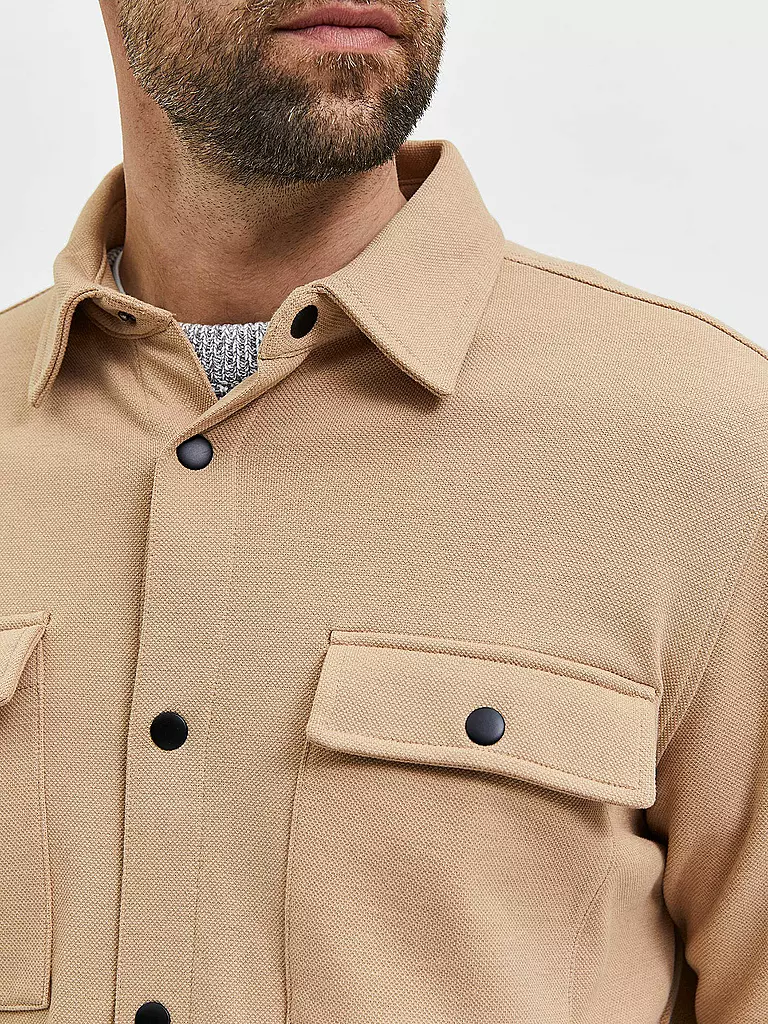 SELECTED | Overshirt SLHJACKIE  | beige