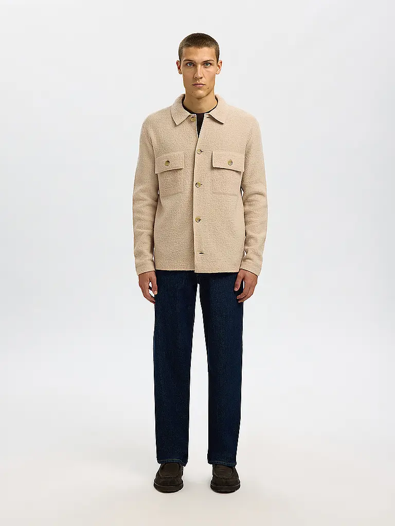 SELECTED | Overshirt SLHNEALY | Creme