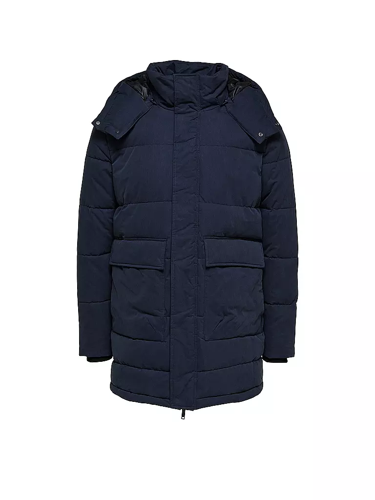 SELECTED | Parka SLHBOW  | blau