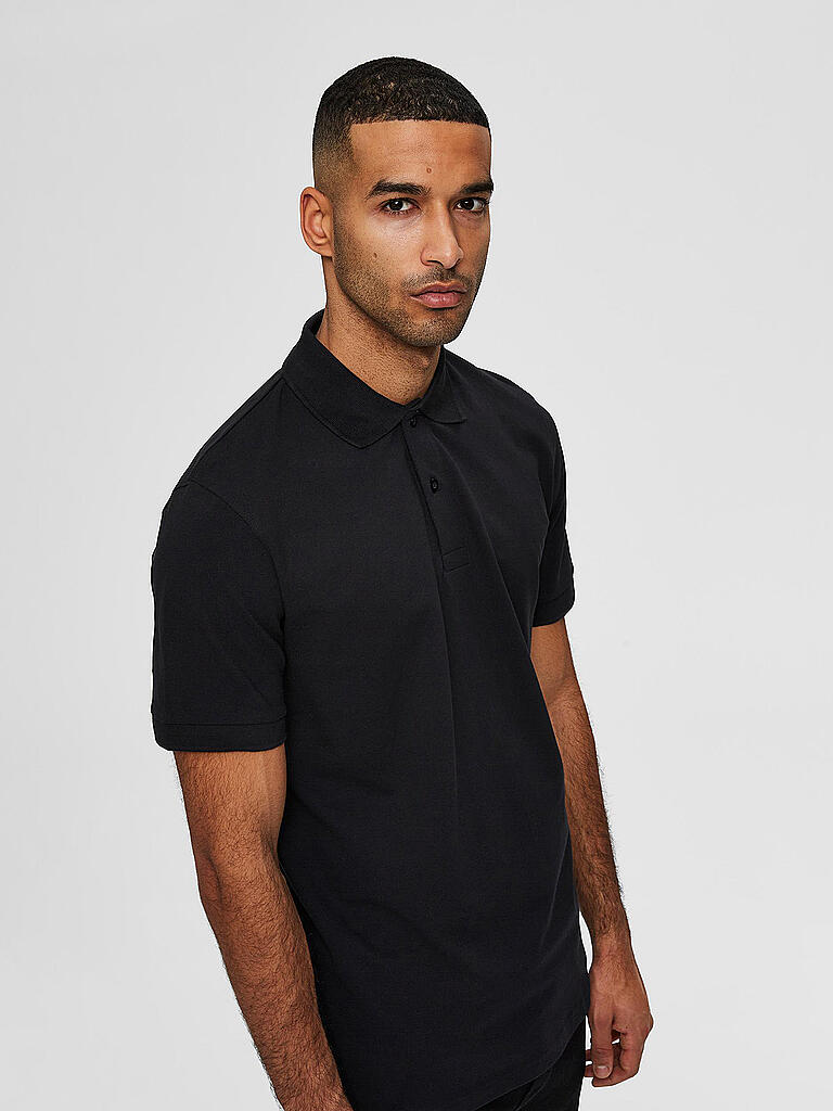 SELECTED | Poloshirt " SLHNEO " | schwarz