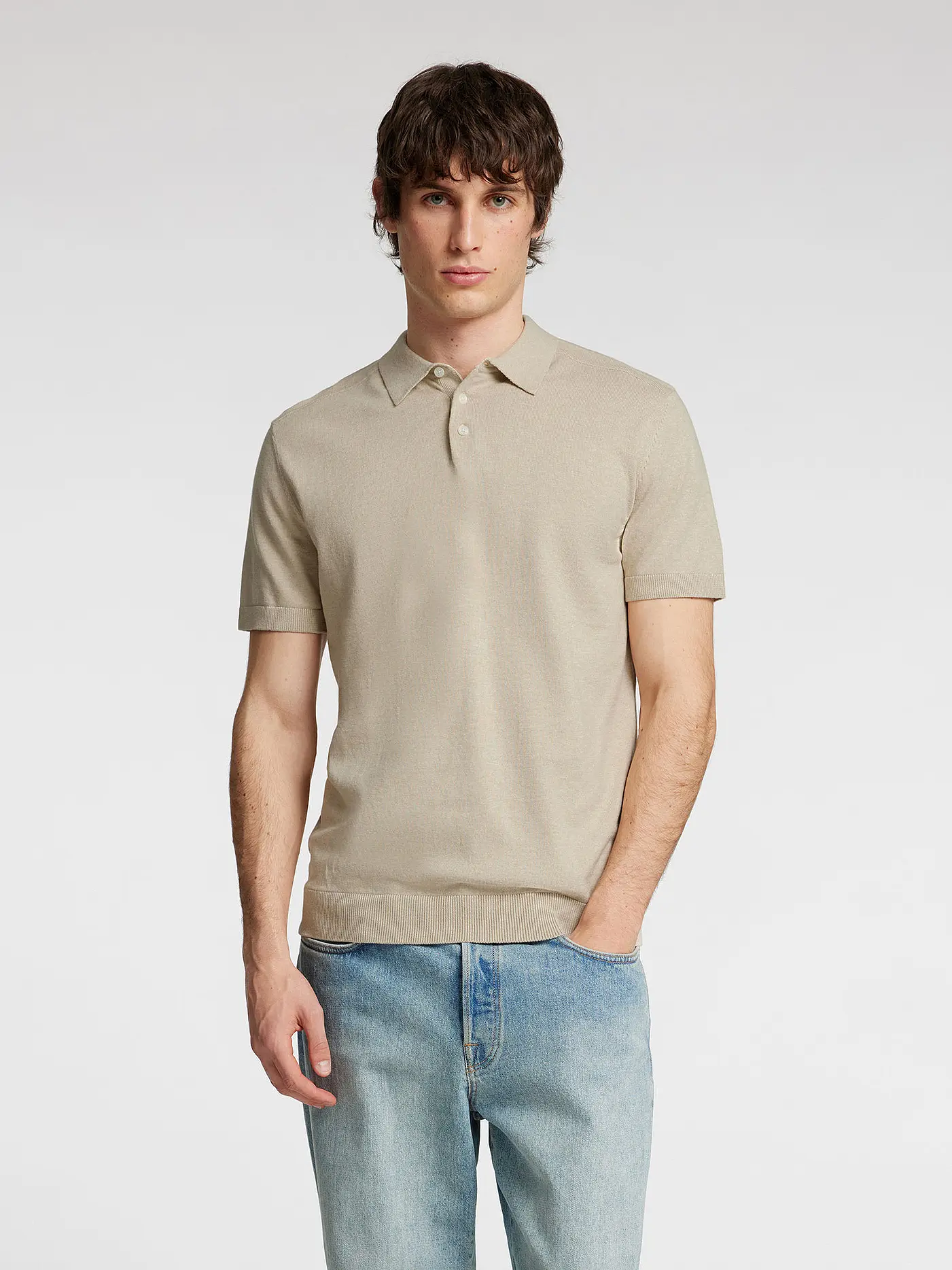 SELECTED | Poloshirt SLHBERG | beige