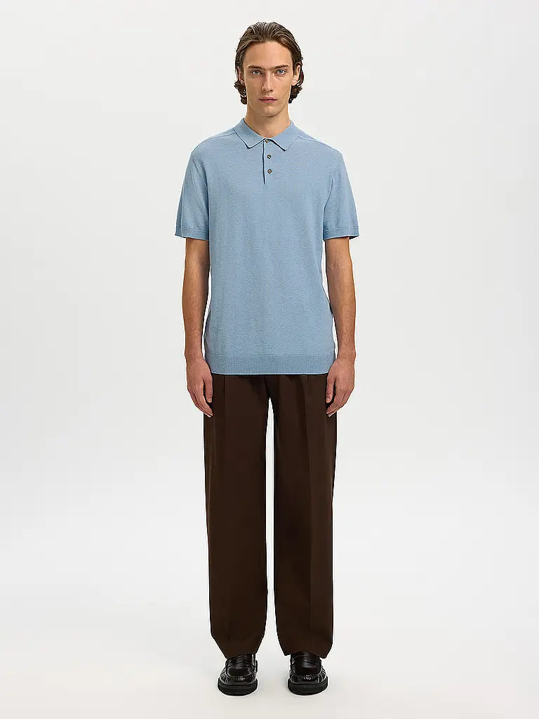 SELECTED | Poloshirt SLHBERG | Blau